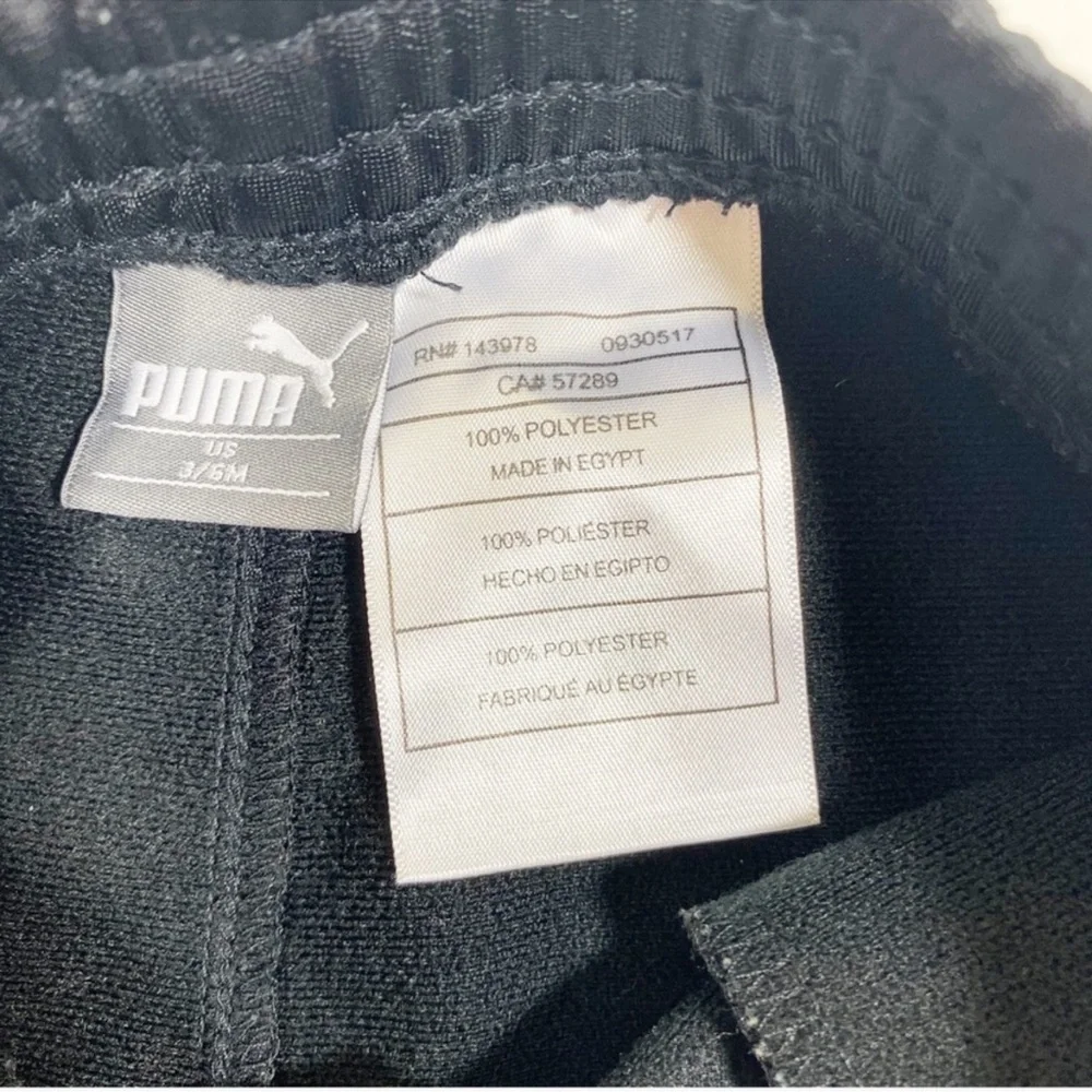 PUMA Baby Boy Tricot Black/Grey/White Jacket & Pants Tracksuit Set - Picture 10 of 11